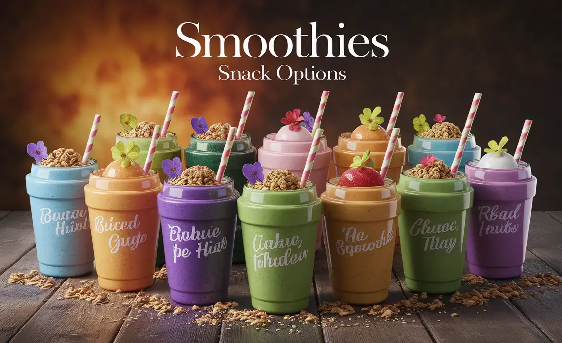 Smoothies Snack Options