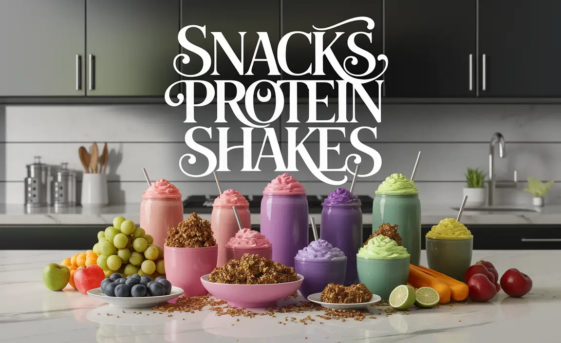 Snacks Protein Shakes