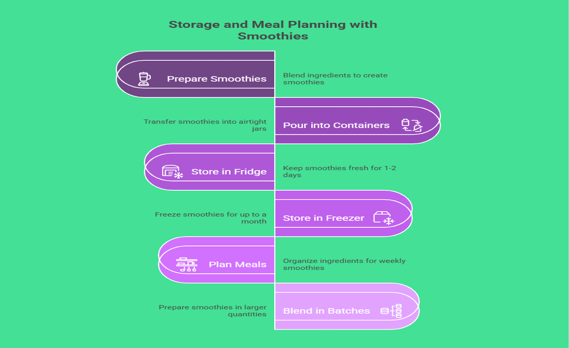 Storage and Meal Planning with Smoothies