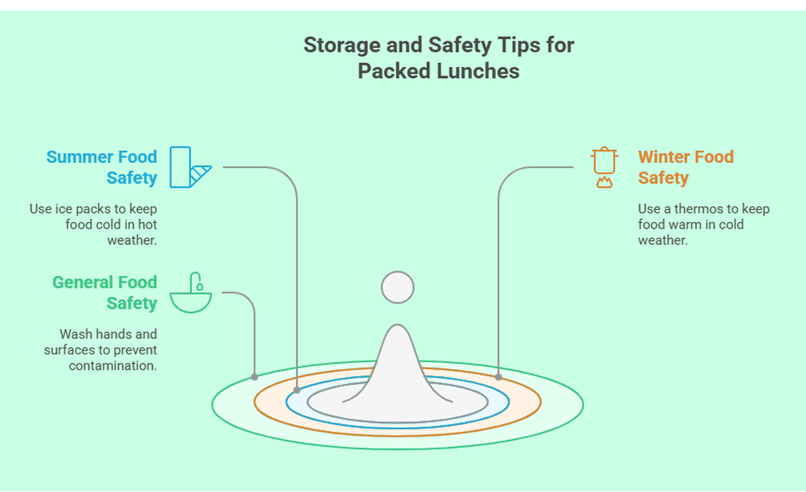 Storage and Safety Tips for Packed Lunches