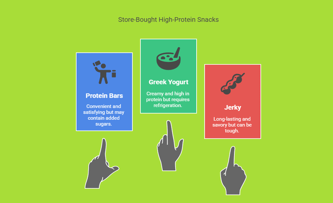 Store-Bought High-Protein Snacks