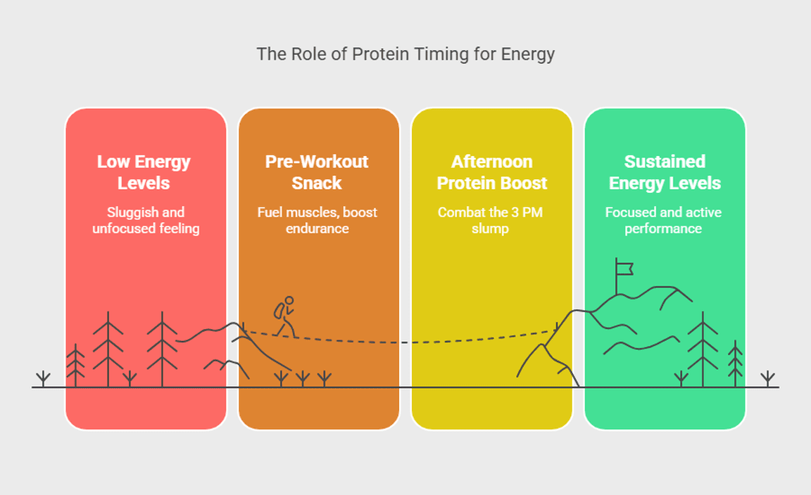 The Role of Protein Timing for Energy