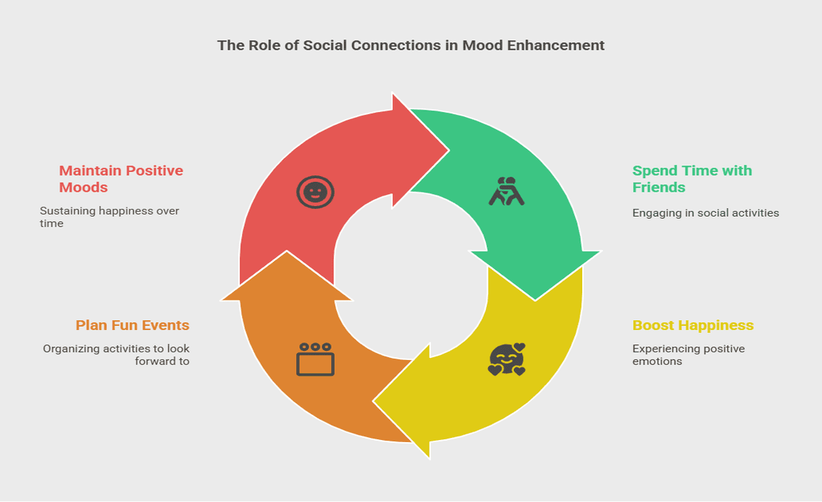 The Role of Social Connections in Mood Enhancement