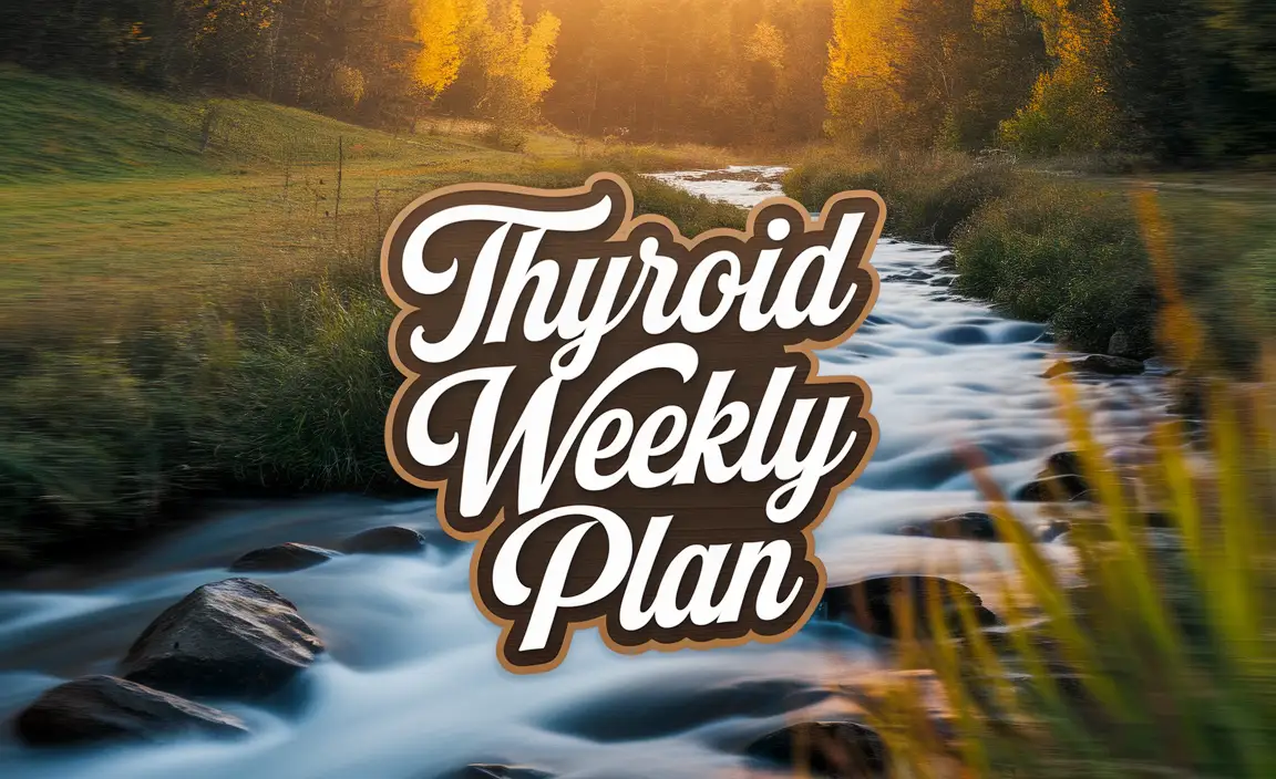 Thyroid Weekly Plan