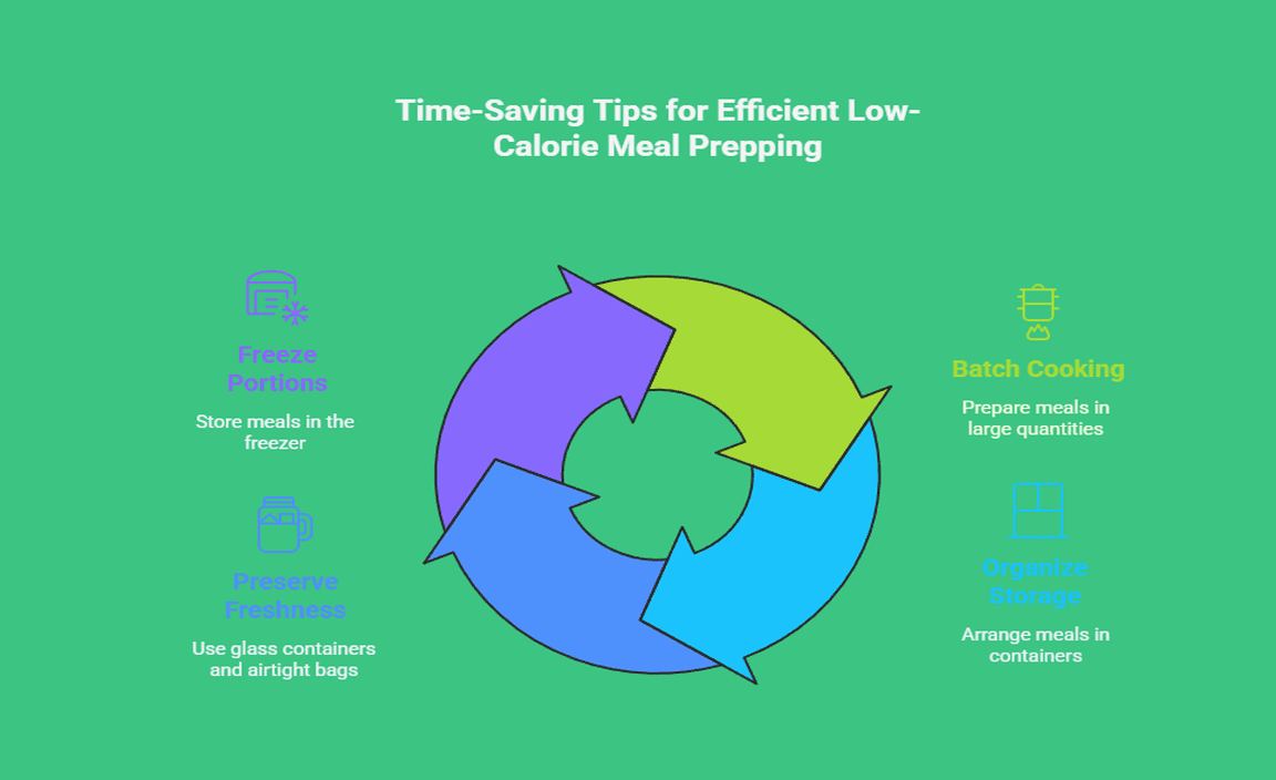 Time-Saving Tips for Efficient Low-Calorie Meal Prepping