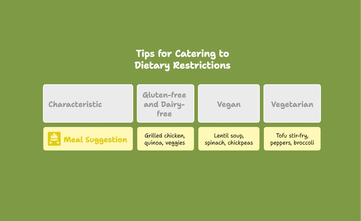 Tips for Catering to Dietary Restrictions