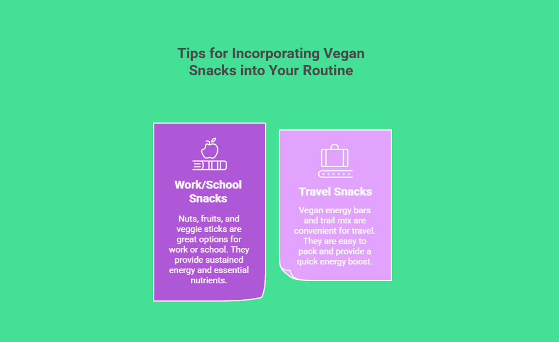 Tips for Incorporating Vegan Snacks into Your Routine