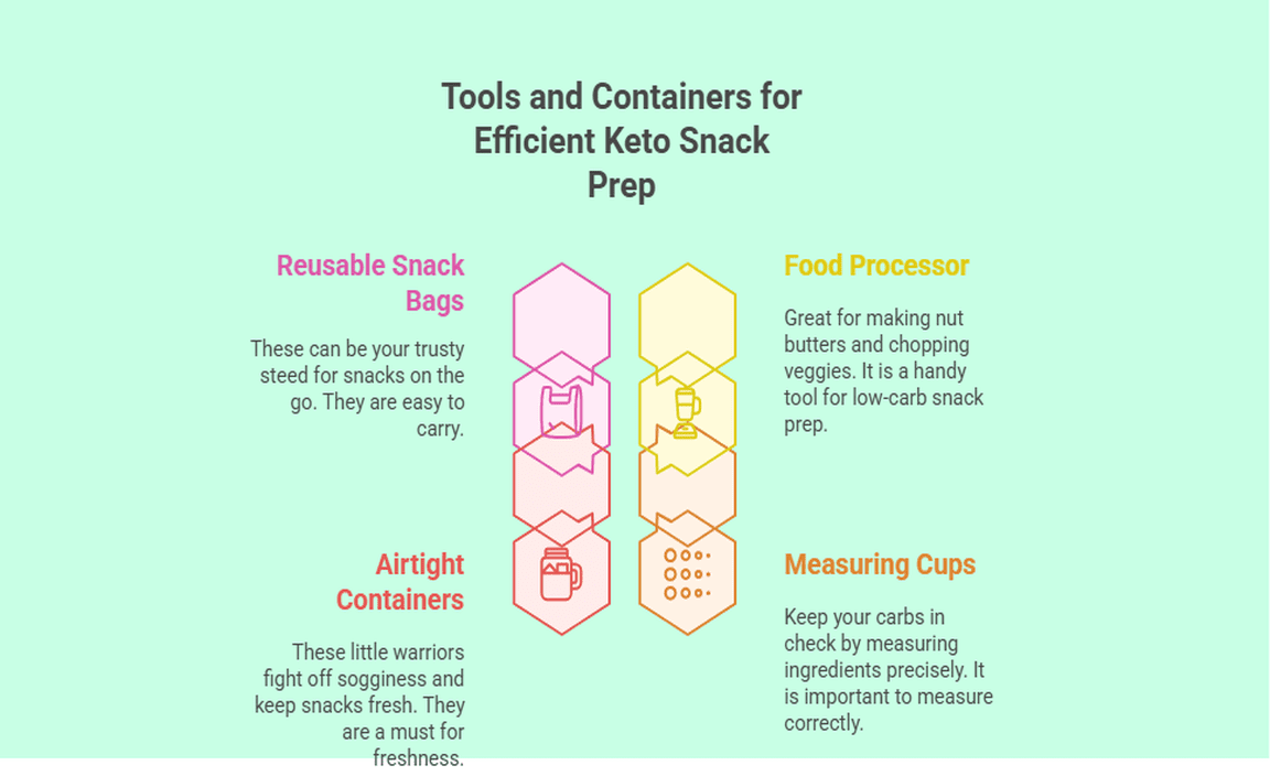 Tools and Containers for Efficient Keto Snack Prep
