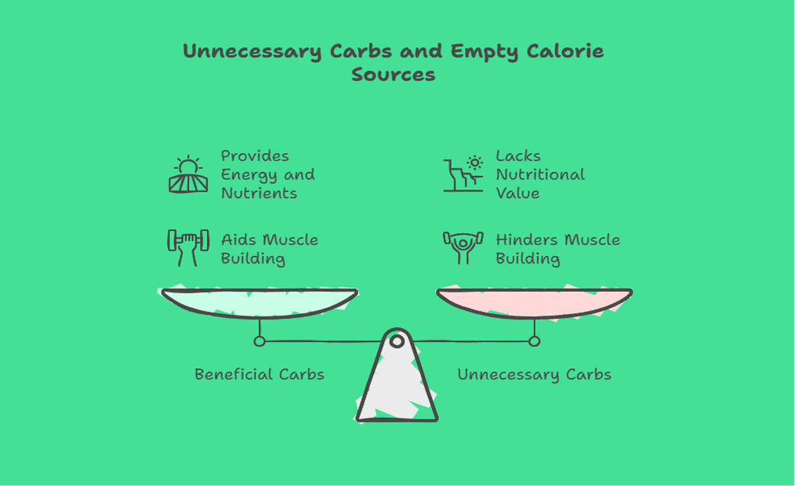 Unnecessary Carbs and Empty Calorie Sources