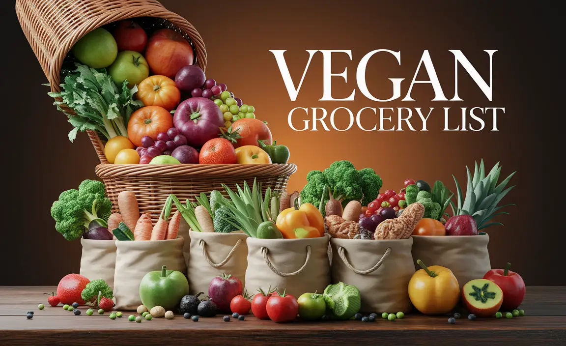 Vegan Grocery List