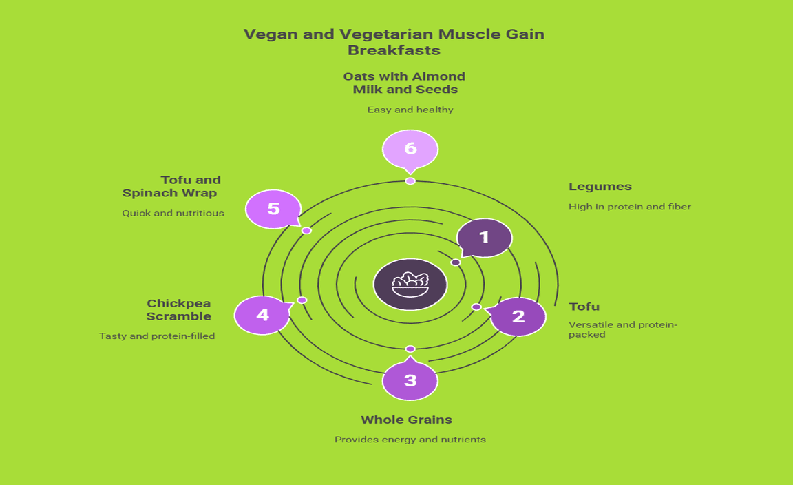 Vegan and Vegetarian Muscle Gain Breakfasts