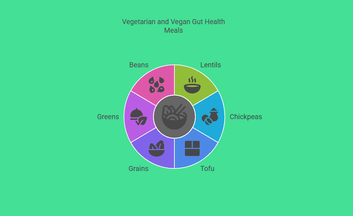 Vegetarian and Vegan Gut Health Meals