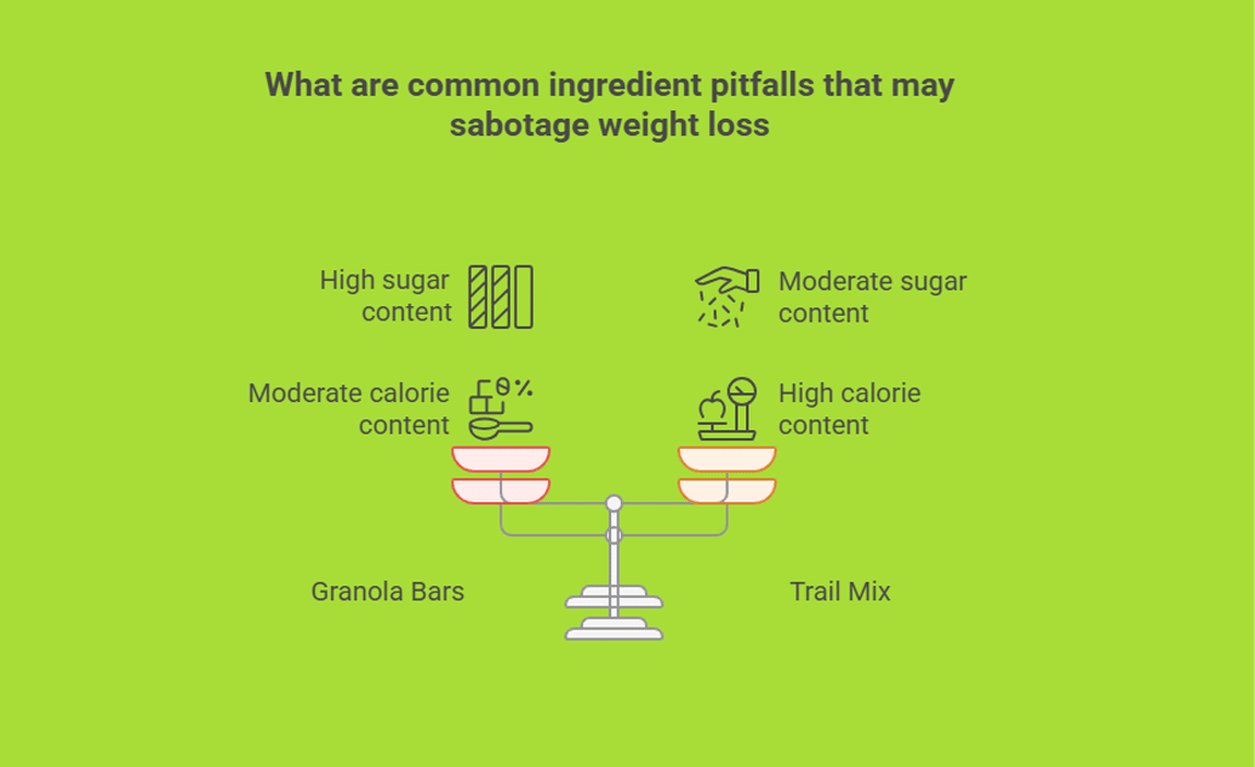 What are common ingredient pitfalls that may sabotage weight loss