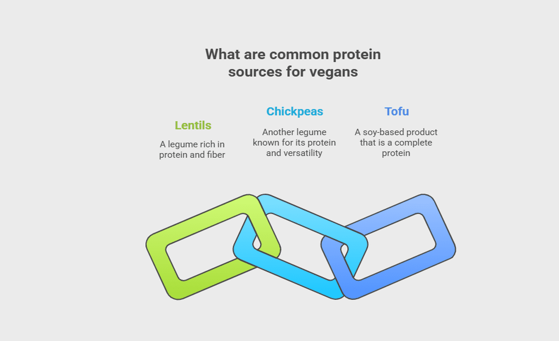 What are common protein sources for vegans
