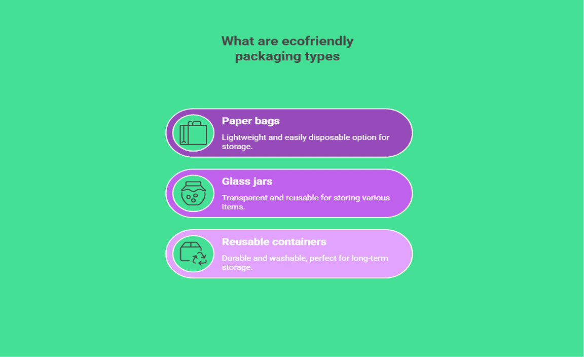 What are ecofriendly packaging types