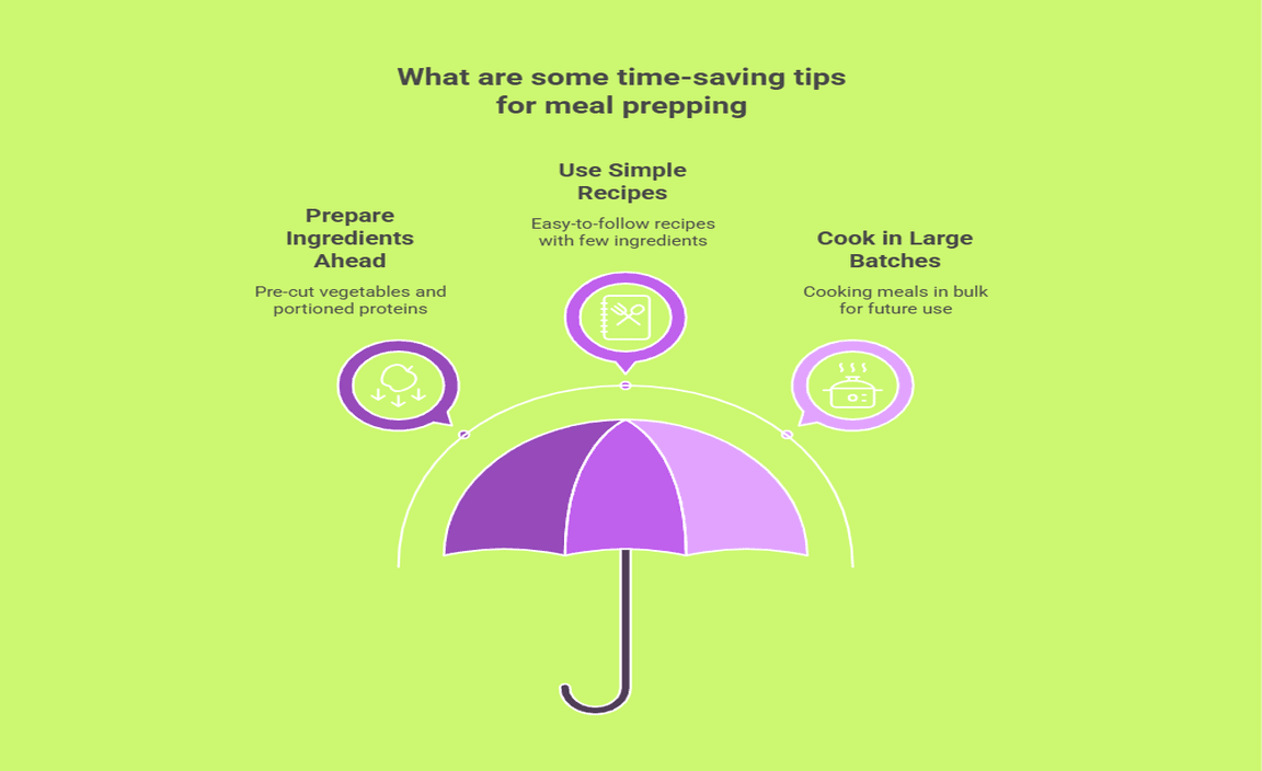 What are some time-saving tips for meal prepping