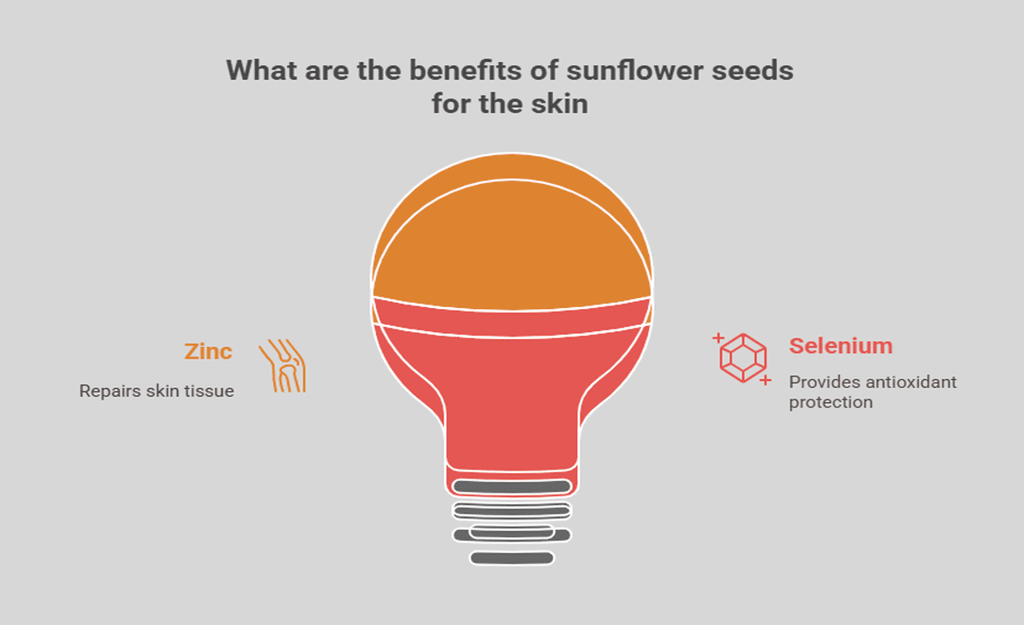 What are the benefits of sunflower seeds for the skin