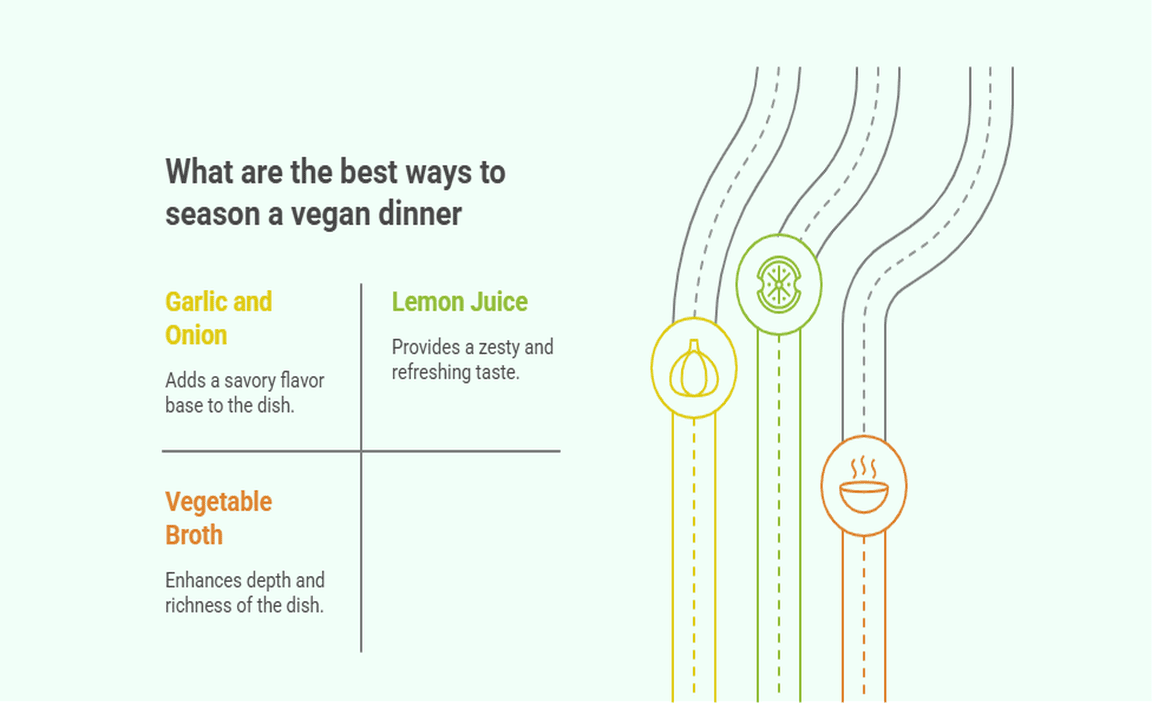What are the best ways to season a vegan dinner