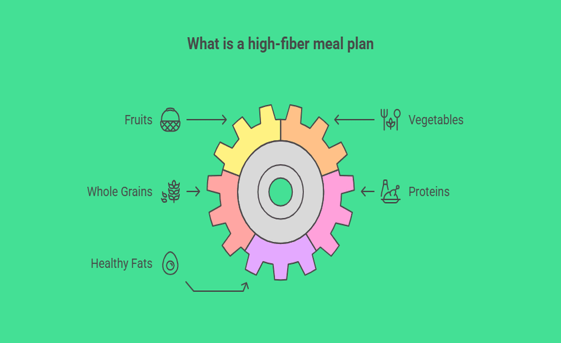 What is a high-fiber meal plan