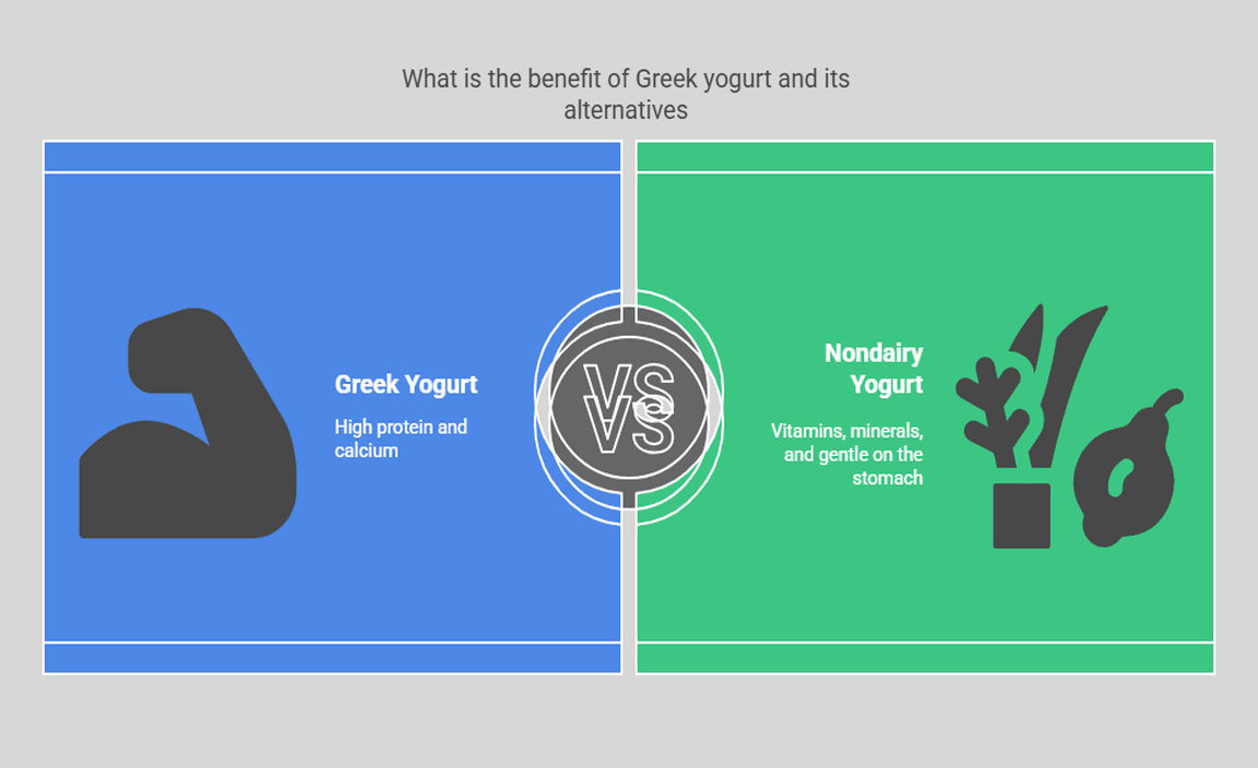 What is the benefit of Greek yogurt and its alternatives