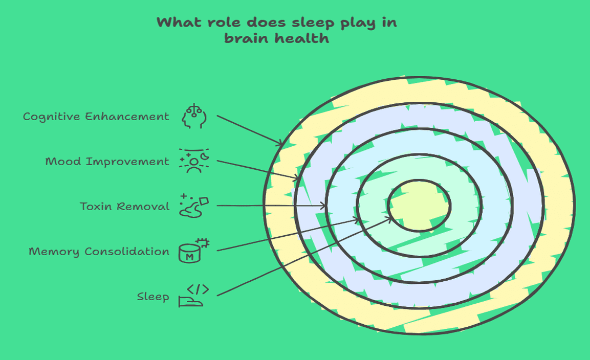 What role does sleep play in brain health