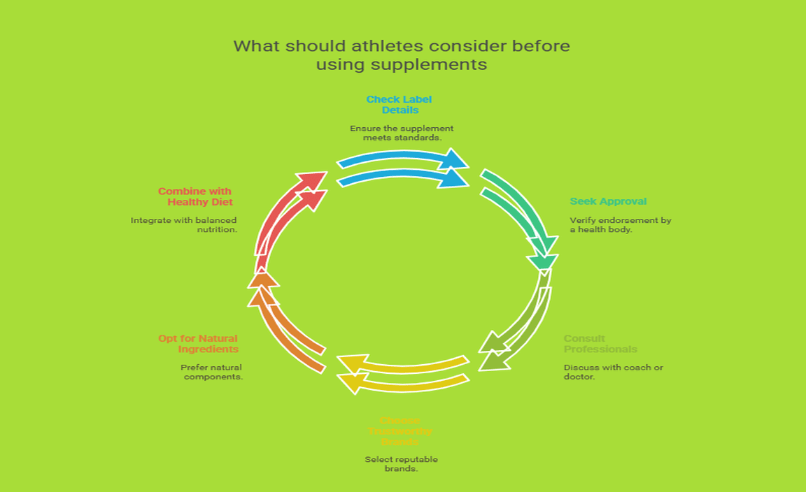 What should athletes consider before using supplements