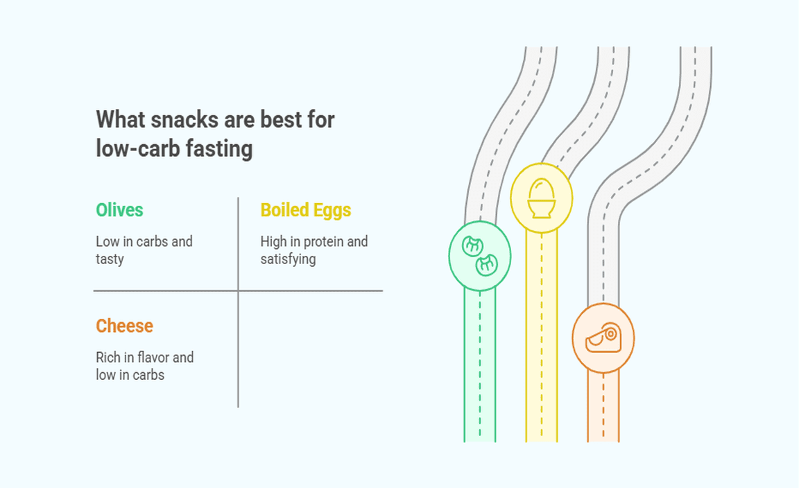 What snacks are best for low-carb fasting