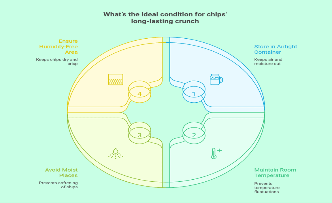 What’s the ideal condition for chips' long-lasting crunch