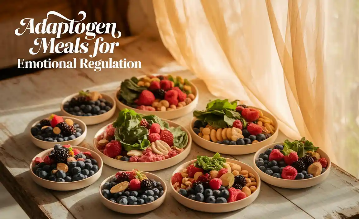 Adaptogen Meals For Emotional Regulation