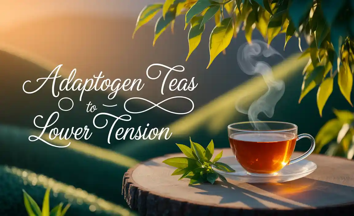 Adaptogen Teas To Lower Tension