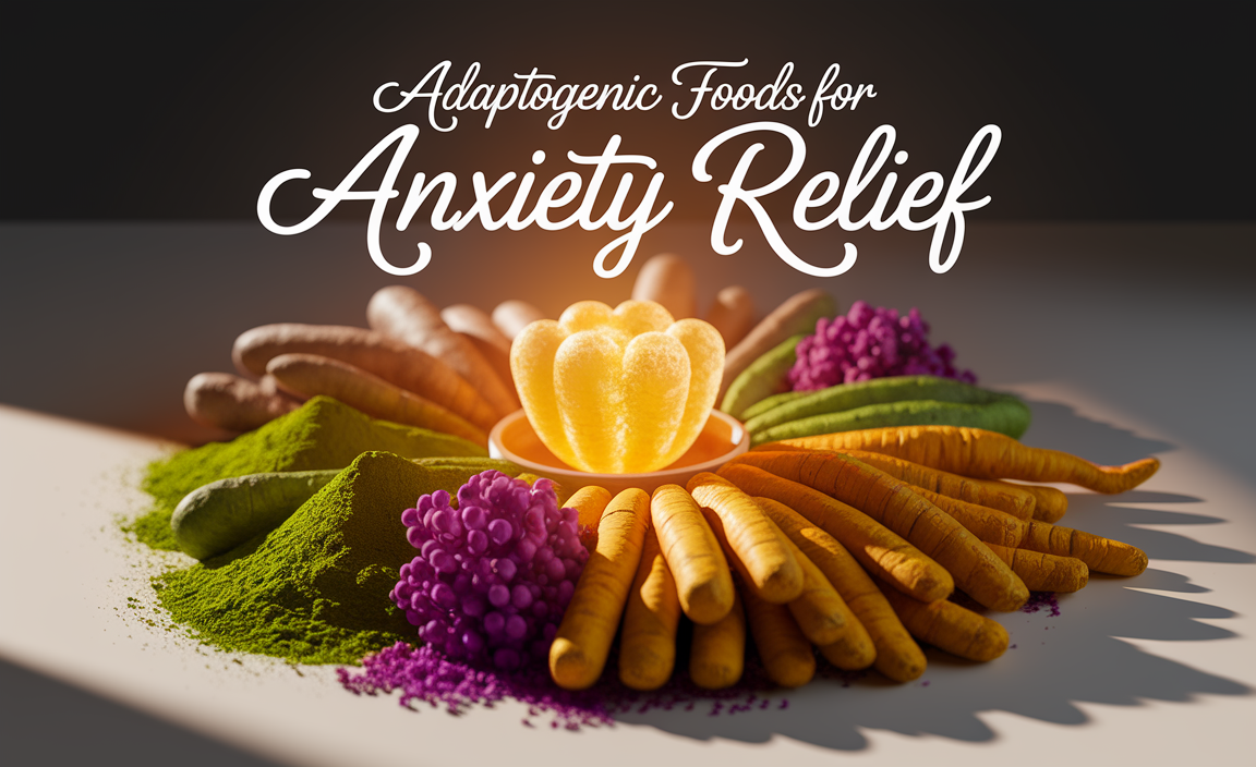Adaptogenic Foods For Anxiety Relief
