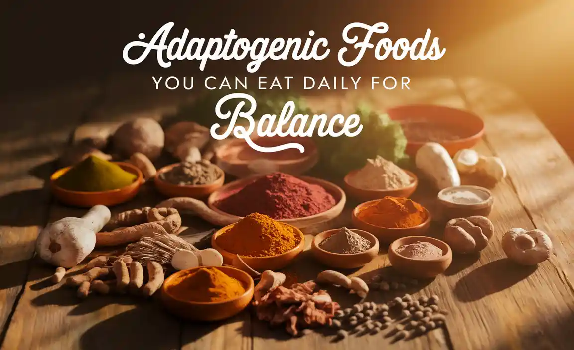 Adaptogenic Foods You Can Eat Daily For Balance