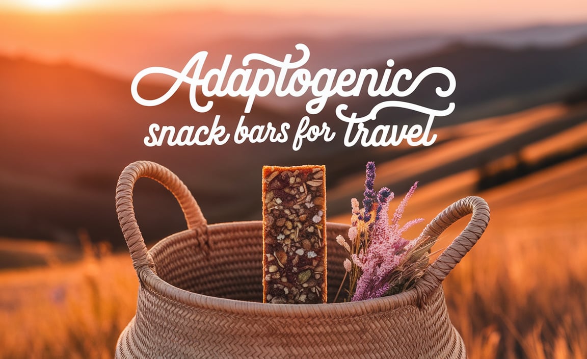 Adaptogenic Snack Bars For Travel