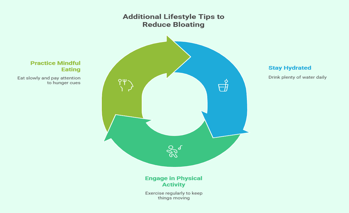 Additional Lifestyle Tips to Reduce Bloating