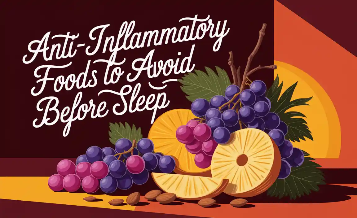 Anti-Inflammatory Foods To Avoid Before Sleep