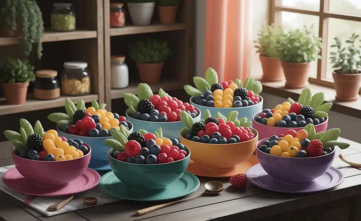 Antioxidant Bowls With Berries And Greens - Boost Your Health