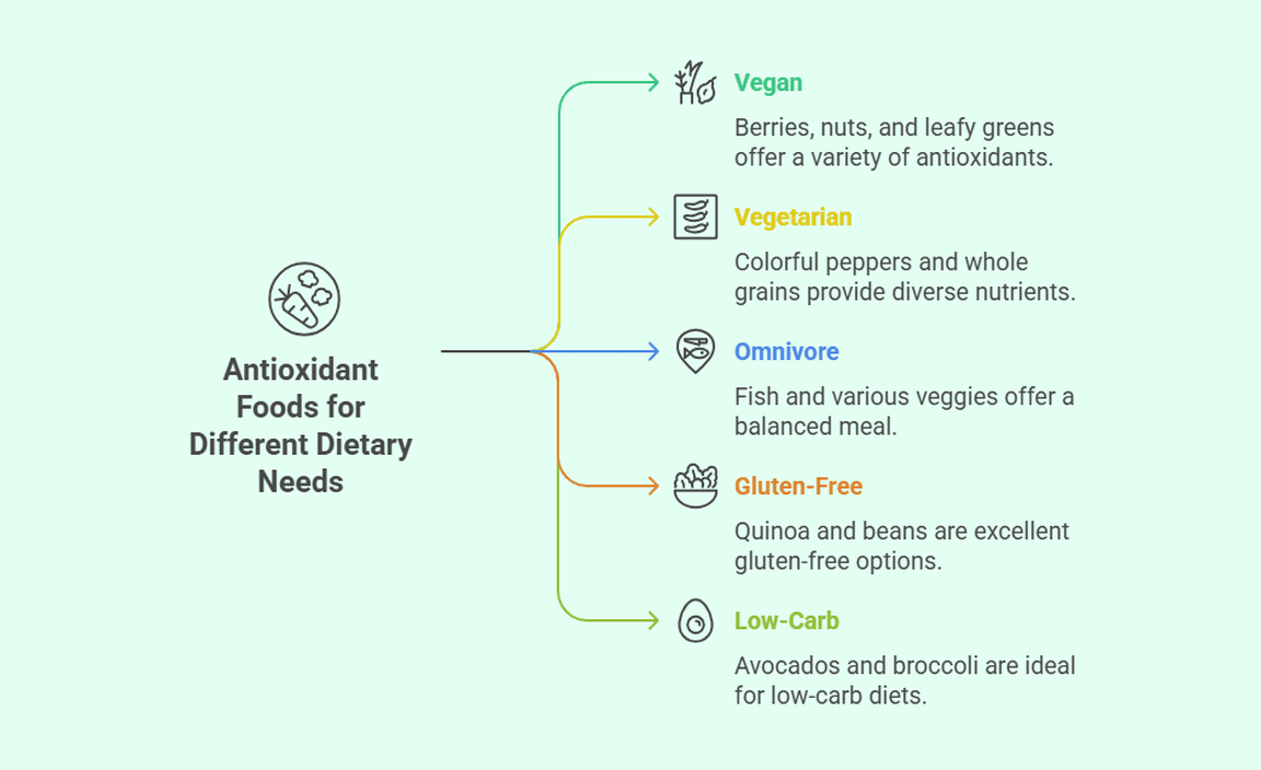 Antioxidant Foods for Different Dietary Needs