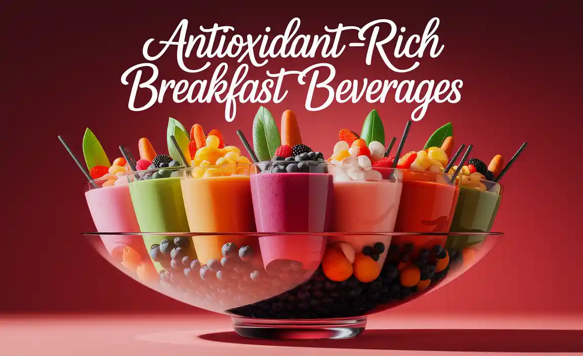 Antioxidant-Rich Breakfast Beverages