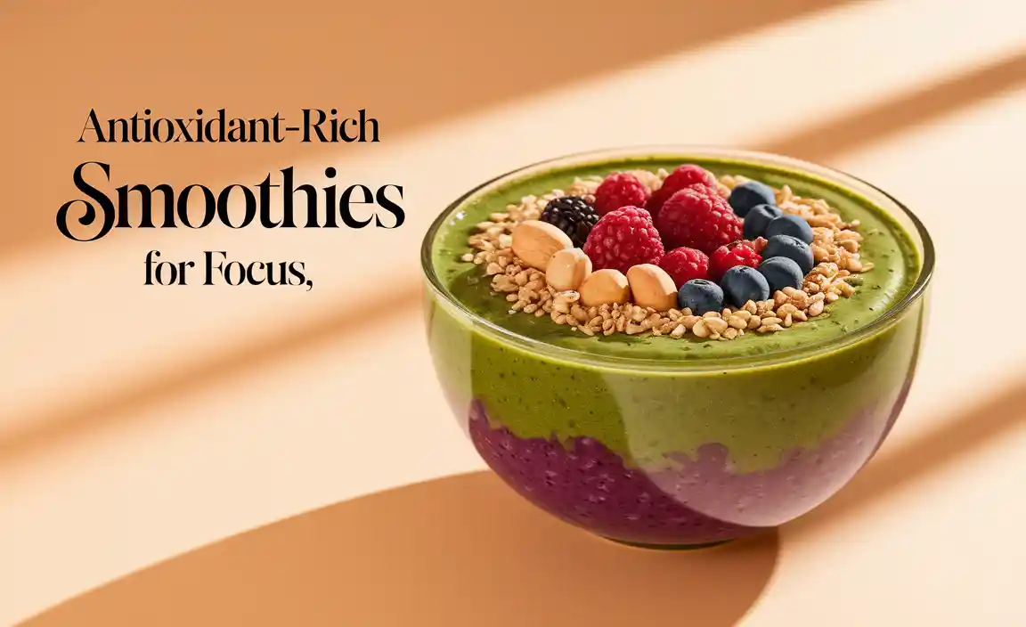 Antioxidant-Rich Smoothies For Focus