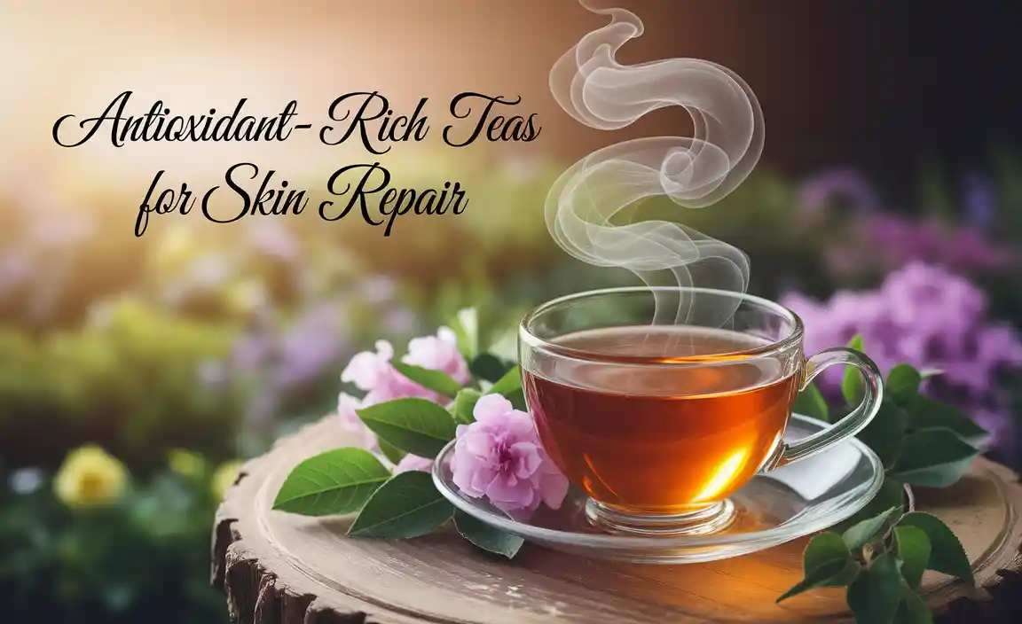 Antioxidant-Rich Teas For Skin Repair