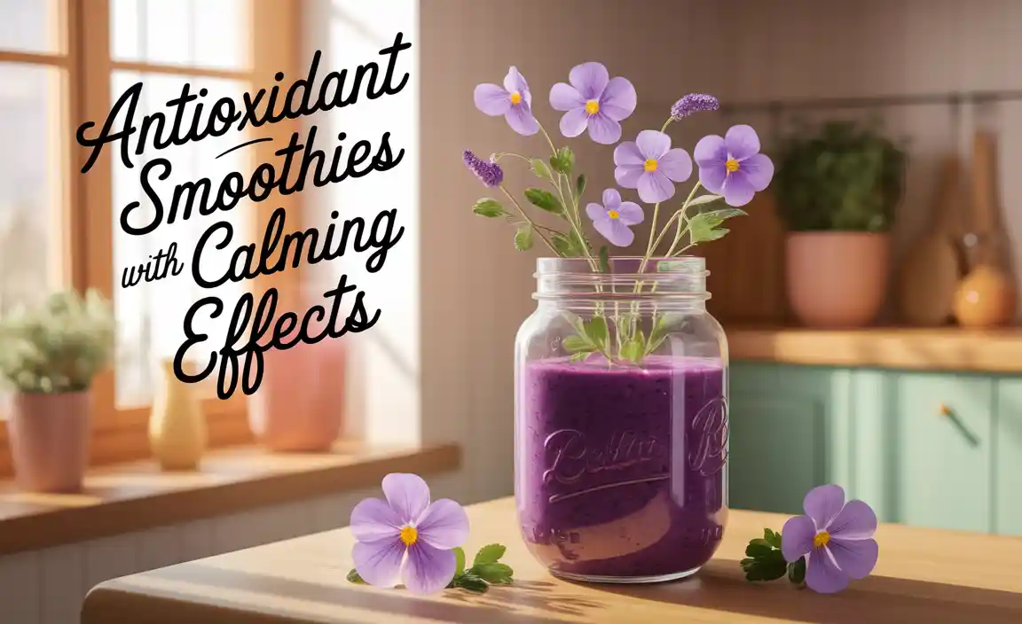Antioxidant Smoothies With Calming Effects