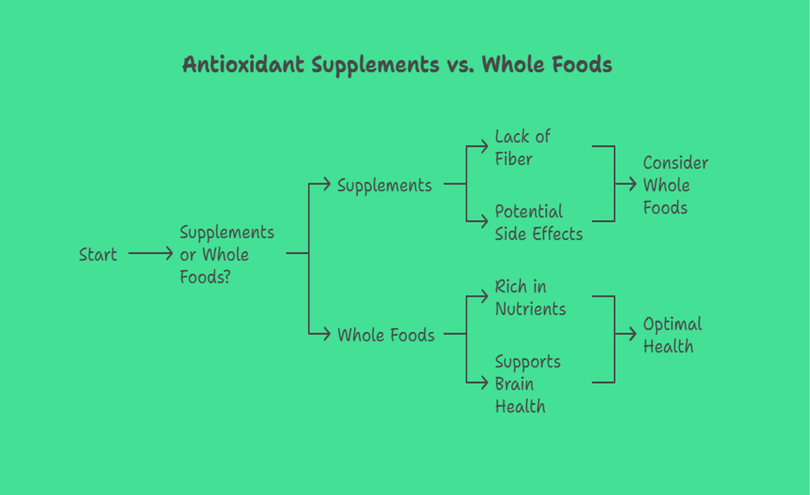 Antioxidant Supplements vs. Whole Foods