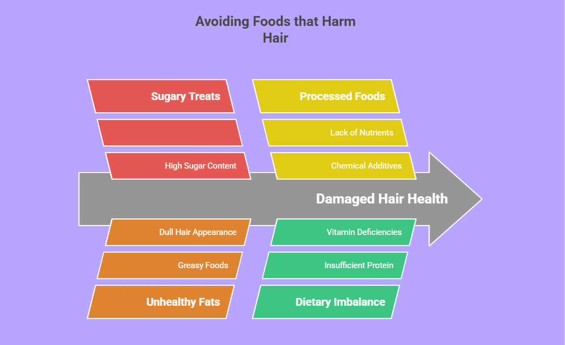 Avoiding Foods that Harm Hair