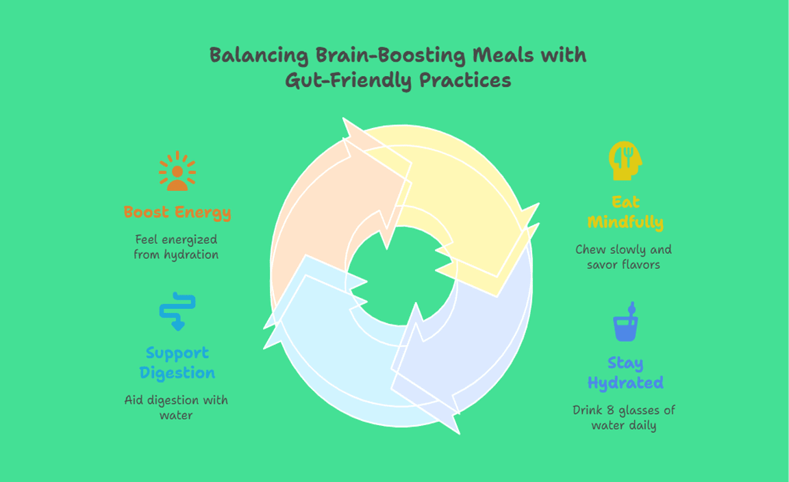 Balancing Brain-Boosting Meals with Gut-Friendly Practices