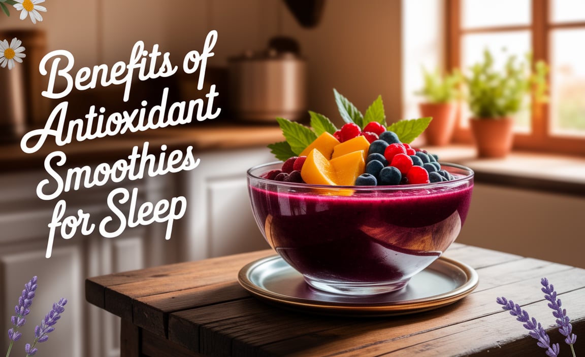 Benefits of Antioxidant Smoothies for Sleep