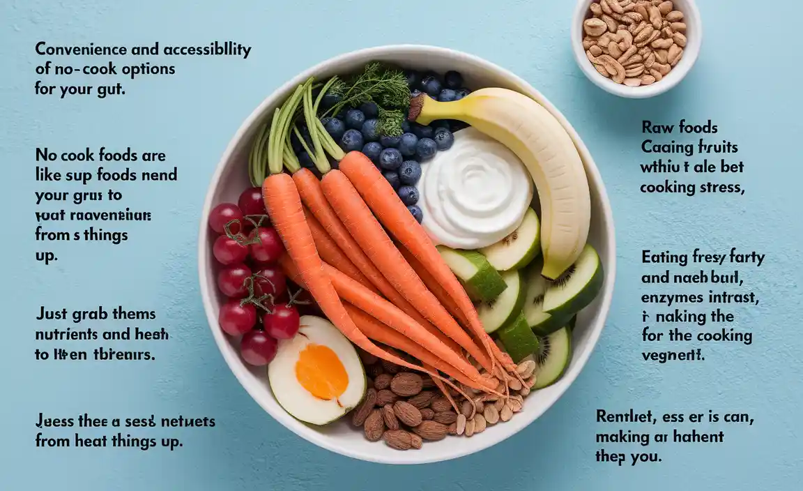 Benefits of No-Cook Foods for Gut Health