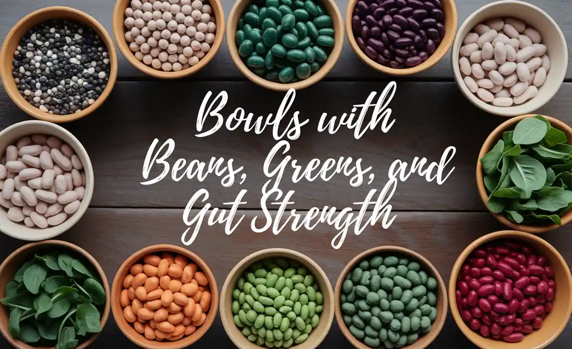 Bowls With Beans Greens And Gut Strength