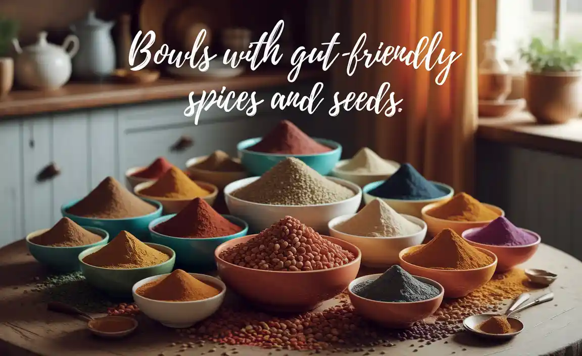 Bowls With Gut-Friendly Spices And Seeds