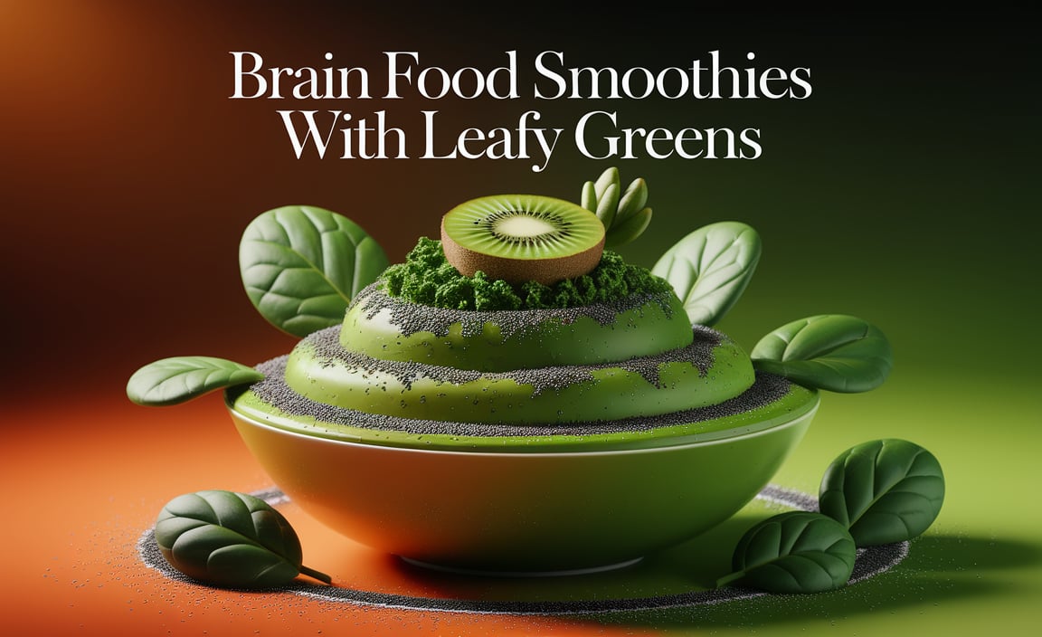 Brain Food Smoothies With Leafy Greens