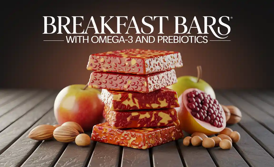 Breakfast Bars With Omega-3 And Prebiotics